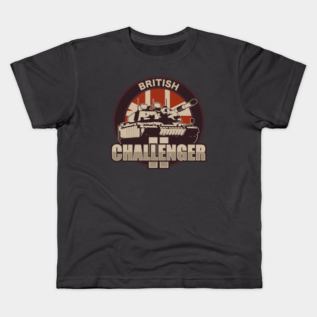 Challenger 2 Tank Kids T-Shirt by TCP